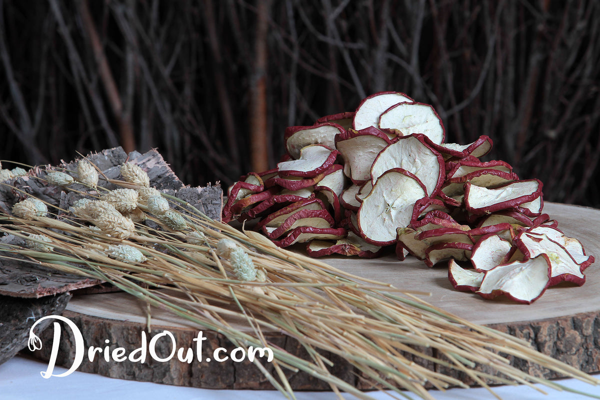 Dried Natural Red &quot;Apple Slices&quot; in a 200g bag